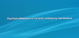 playstation network down for maintenance